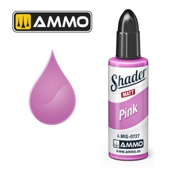 Matt Shader - Acrylic Based Paint #Pink (10ml jar)