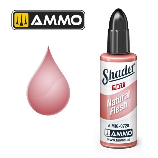 Matt Shader - Acrylic Based Paint #Natural Flesh (10ml jar)