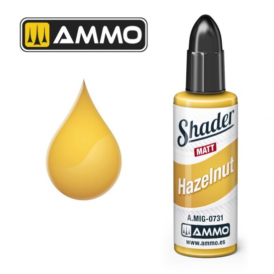 Matt Shader - Acrylic Based Paint #Hazelnut (10ml jar)