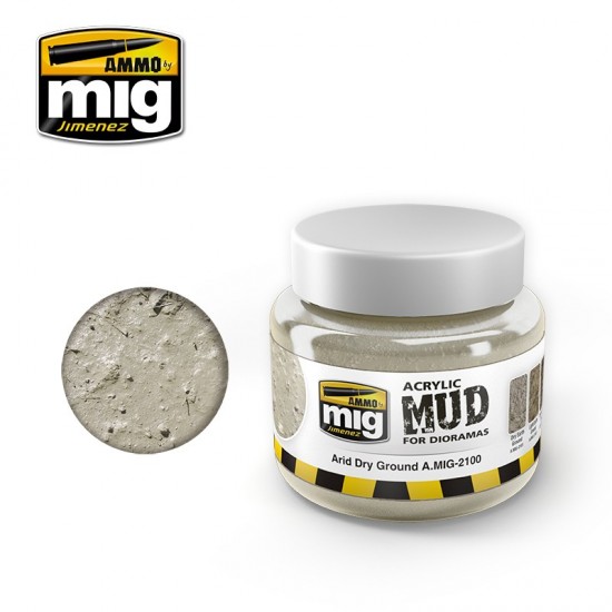 Acrylic Mud for Diorama - Arid Dry Ground (250ml)