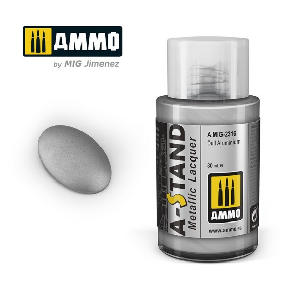 A-STAND Metallic Lacquer - Dull Aluminium (30ml)