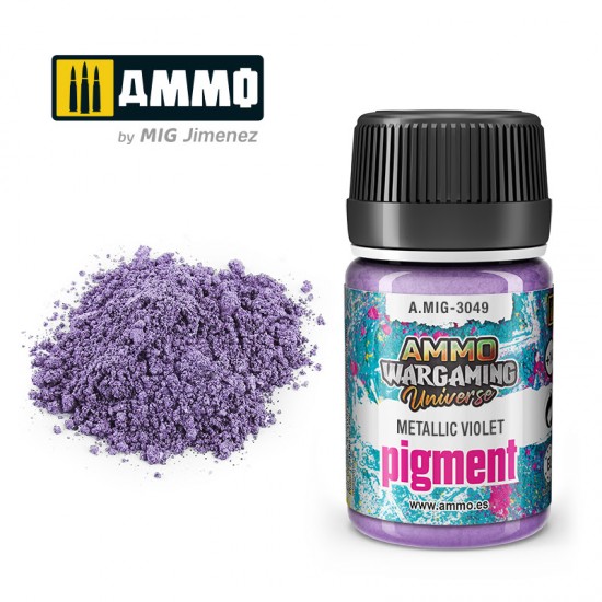 Ammo Wargaming Universe - Violet Metallic Effect Pigment (35ml jar)