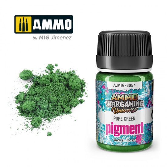 Ammo Wargaming Universe - Pure Green Pigment (35ml jar)