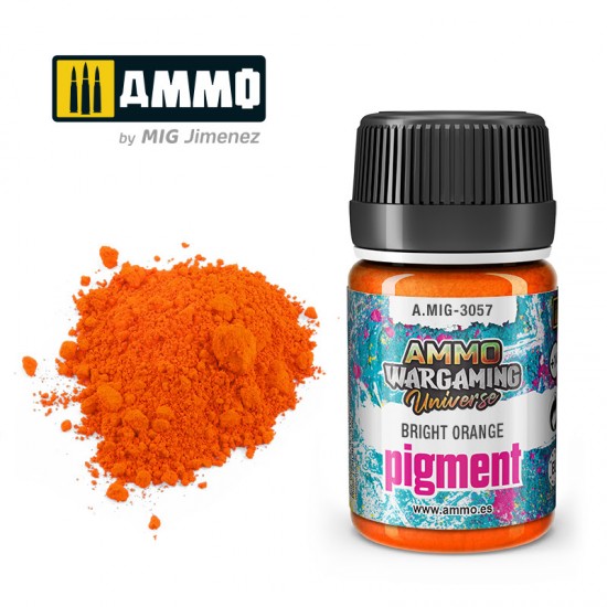 Ammo Wargaming Universe - Bright Orange Pigment (35ml jar)