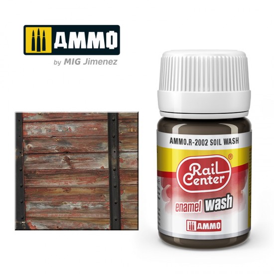 Enamel Wash for Railway - Rail Center #Soil Wash (35ml)