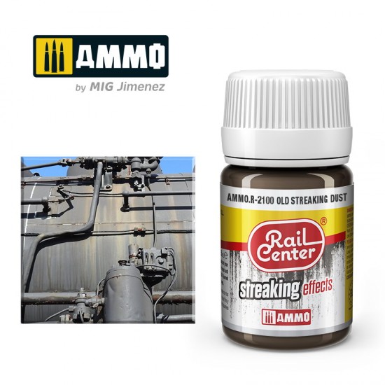 Streaking Effects for Railway - Rail Center #Old Streaking Dust (35ml)