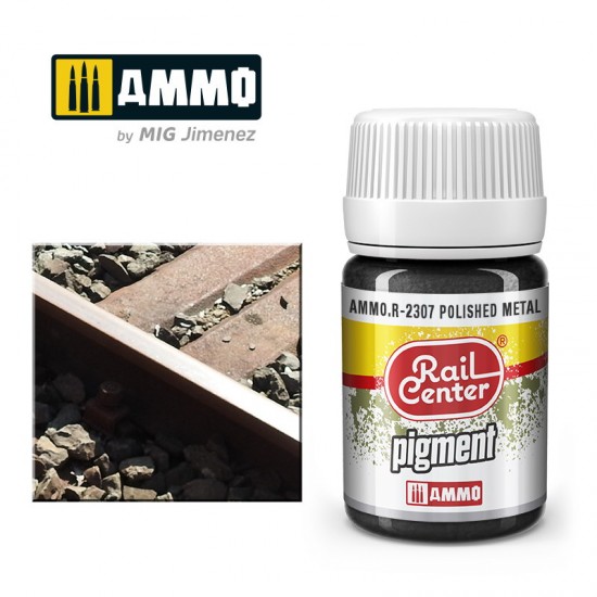 Pigments for Railway - Rail Center #Polished Metal (35ml)