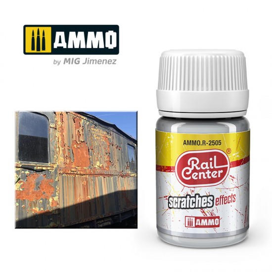 Rail Center #Scratches Effects (35ml, acrylic paint base coat) for Railway kits