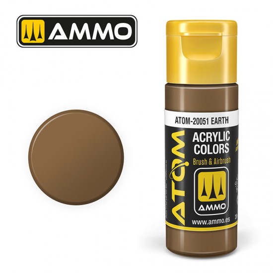 Acrylic Paint - ATOM Colour #Earth (20ml jar)