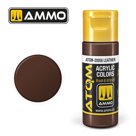 Acrylic Paint - ATOM Colour #Leather (20ml jar)