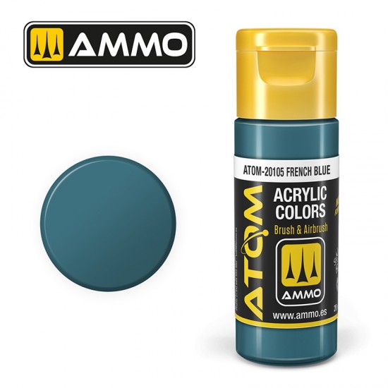 Acrylic Paint - ATOM Colour #French Blue (20ml jar)