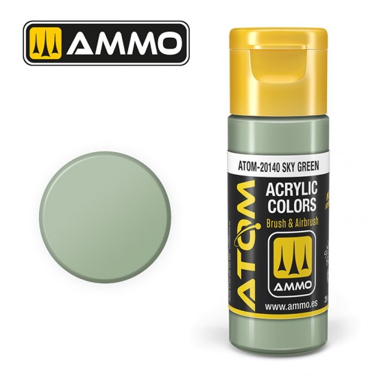 Acrylic Paint - ATOM Colour #Sky Green (20ml jar)