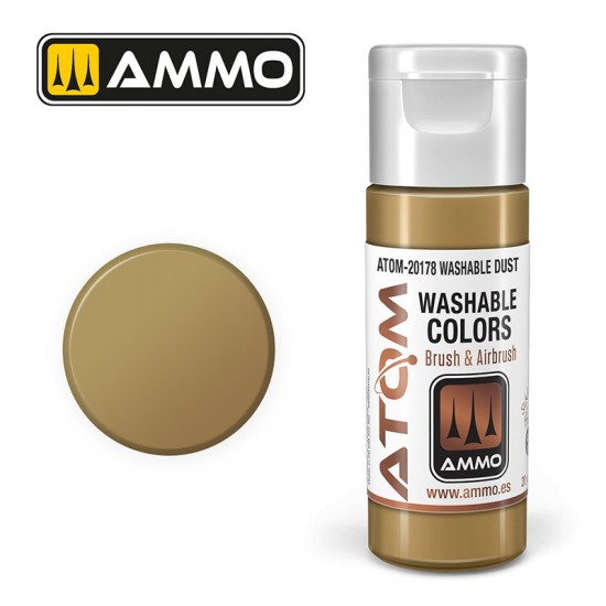 Acrylic Paint - ATOM Washable #Dust (20ml jar)