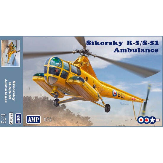 1/72 USAF/RCA/RAF Sikorsky R-5/S-51 Ambulance Helicopter