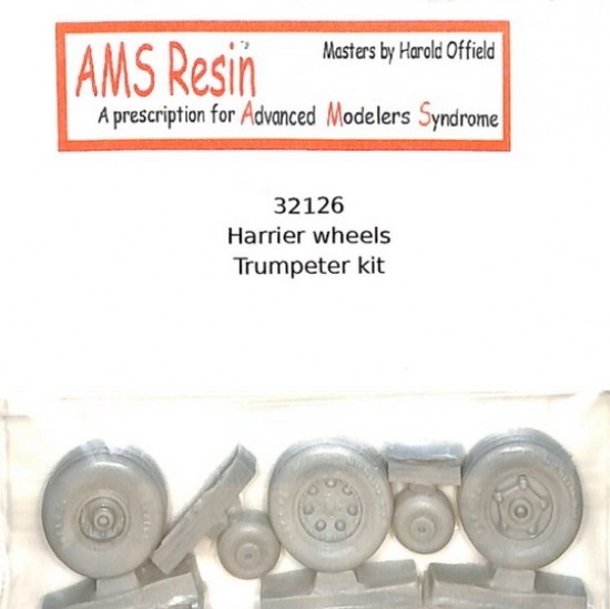 1/32 Harrier Wheels Set for Trumpeter kit