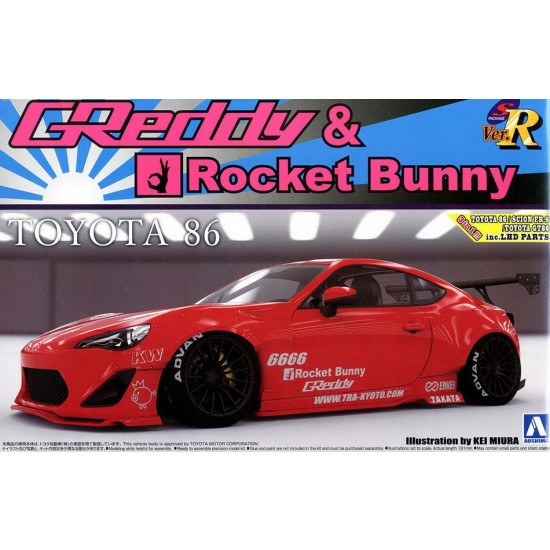 1/24 Toyota 86 2012 Greddy & Rocket Bunny Enkei Version