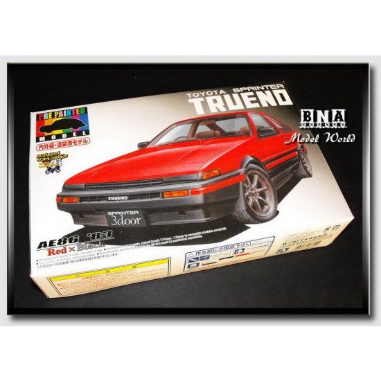 1/24 Toyota AE86 Sprinter Trueno 1983 [Early Version] (Red/Black) 