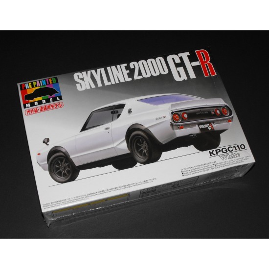 1/24 Nissan Skyline HT 2000 GTR KPGC110 (White) [Pre-Painted] 