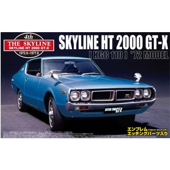 1/24 Nissan Skyline HT 2000 GT-X (KGC110) 1972