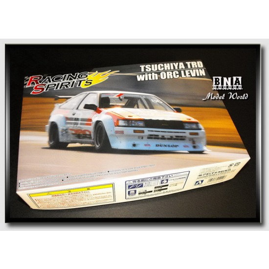 1/24 Toyota Corolla Levin AE86 Tsuchiya TRD with ORC 