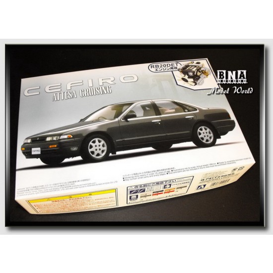 1/24 Nissan A31 Cefiro Attesa Cruising '90 (with Engine) Aoshima 04256