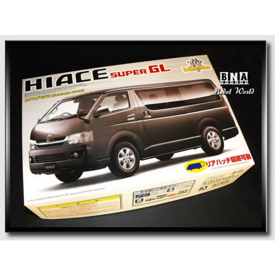 1/24 Toyota 200-Type Hiace Super-GL. Minivan 2007 Model 