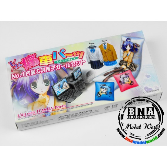 1/24 Itasha Parts & Custom Decal Set