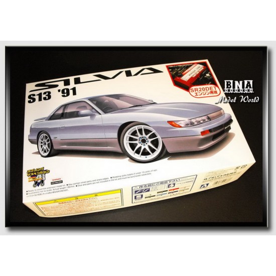 1/24 Nissan S13 Silvia 1991 [Late Version] (with Engine) 