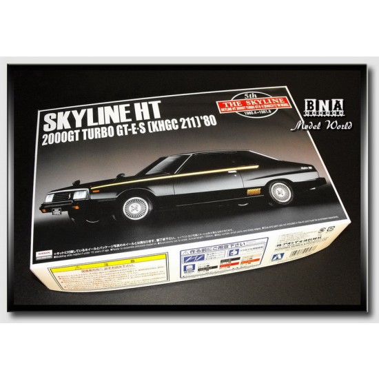 1/24 Nissan Skyline HT 2000GT Turbo GT-ES (KHGC211) '80 Model 