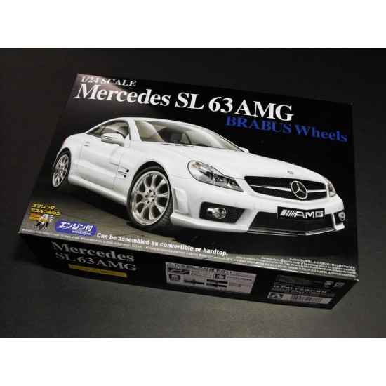 1/24 Mercedes-Benz SL 63 AMG w/Optional Brabus Wheel 