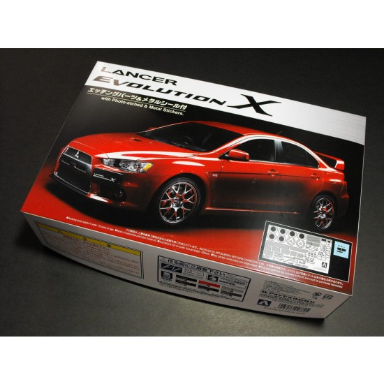 1/24 Mitsubishi Lancer Evolution X with PE Parts & Metal Stickers