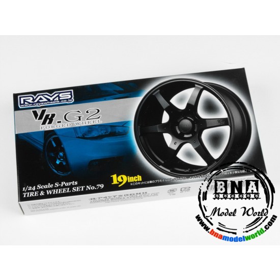 1/24 VR.G2 19inch Forged Wheels & Tyres Set