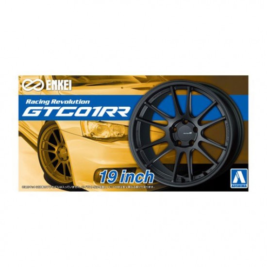 1/24 Emcee GTC01RR 19inch The Tuned Parts No.36 Wheels and Tyres Set