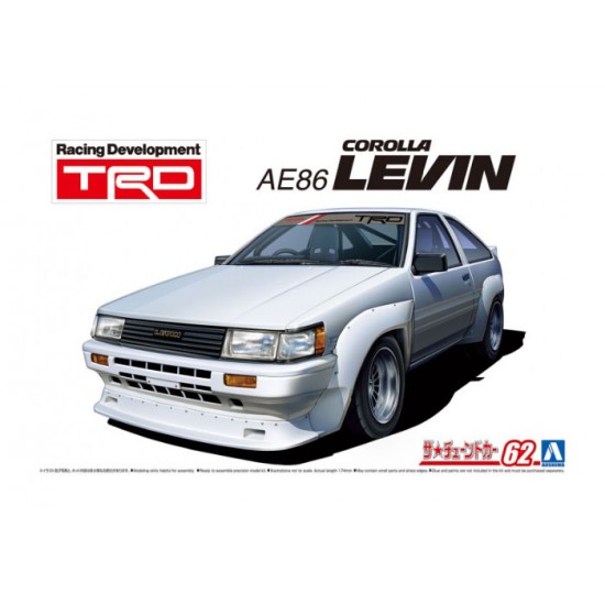 1/24 Toyota TRD AE86 Corolla Levin 1983