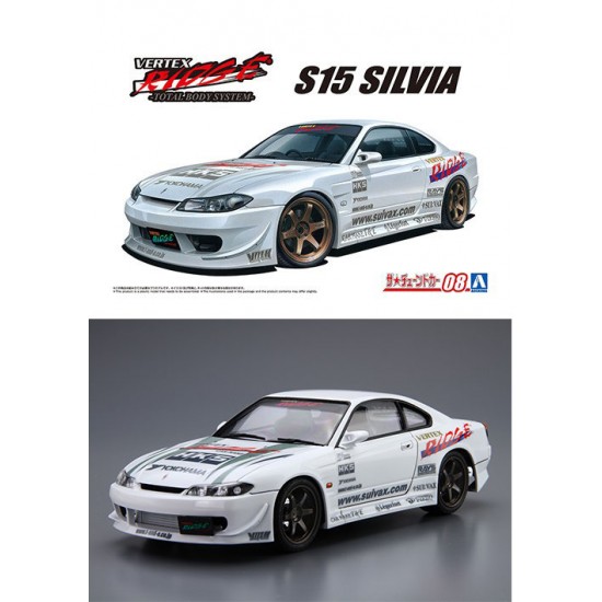 1/24 Vertex S15 Silvia '99 (Nissan) Tuned Car No.8