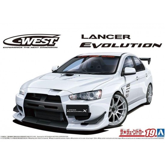 1/24 Mitsubishi C-West CZ4A Lancer Evolution X '07