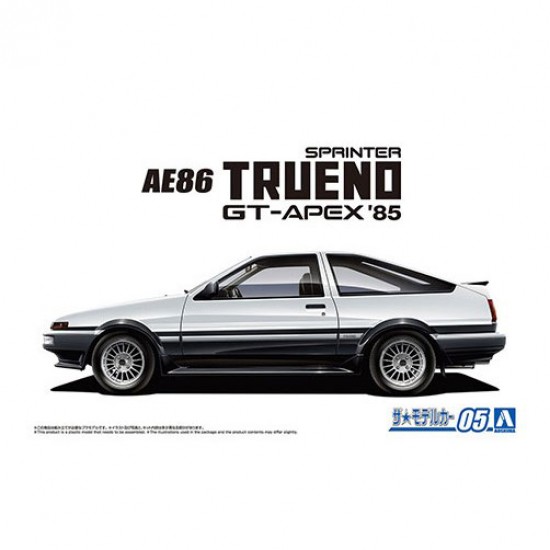 1/24 Toyota AE 86 Sprinter Trueno GT-Apex 85 No.5