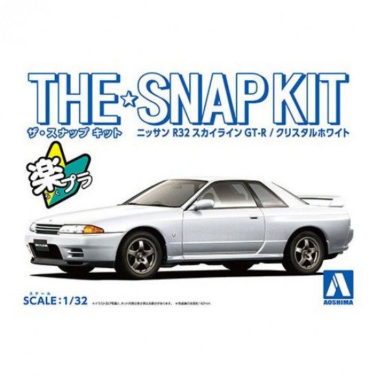 1/32 Nissan R32 Skyline GT-R Crystal White Snap Kit No.14-B