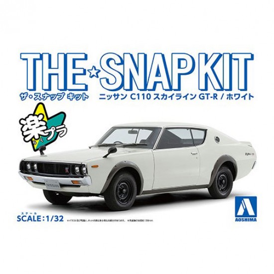 1/32 Nissan C110 Skyline GT-R (White) Snap Kit No.18-B