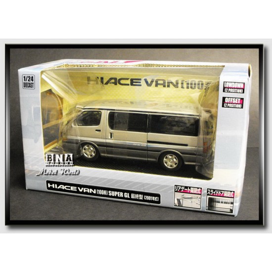 1/24 Toyota Hiace Van Type100 Super-GL [Final Model] (Silver Toning) 