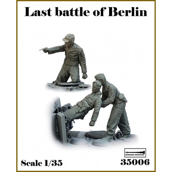 1/35 Last Battle of Berlin - WWII German Panzer Crewmen (3 figures)