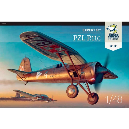 1/48 PZL P.11c Fighter Aeroplane 'First to Fight'