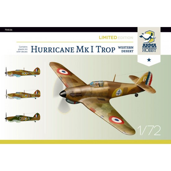 1/72 Hawker Hurricane Mk I Trop Western Desert with Australian Decal [Limited Edition]