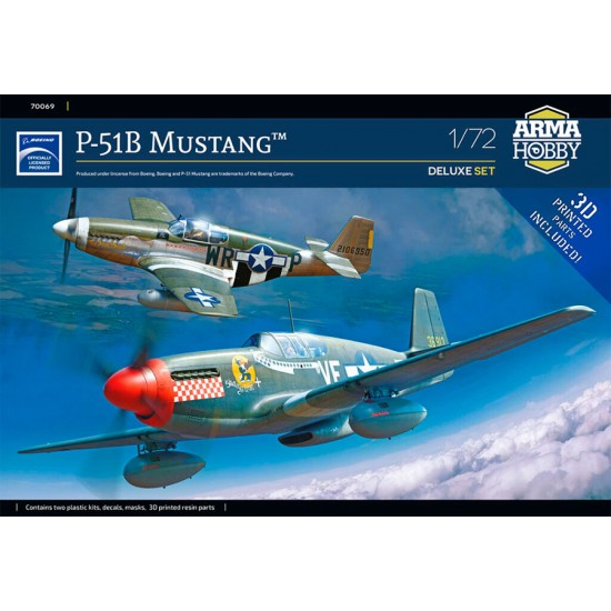 1/72 P-51B Mustang, Western Europe Campaign (2 kits)