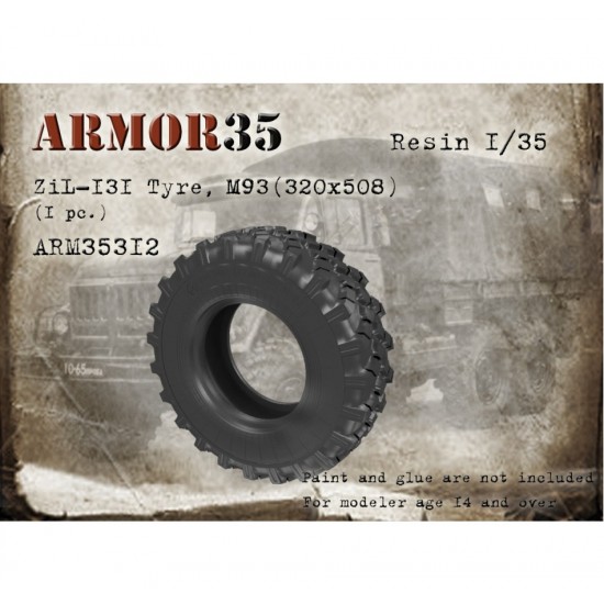 1/35 ZiL-131 Tyre, M93 (320x508, 1pc)