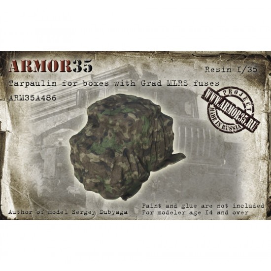 1/35 MLRS Grad Fuses Box Tarpaulin