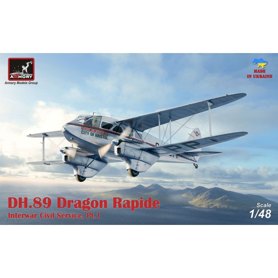 1/48 DH.89 Dragon Rapide Short-Haul Airliner Interwar Service Pt.1 Railway Air Services