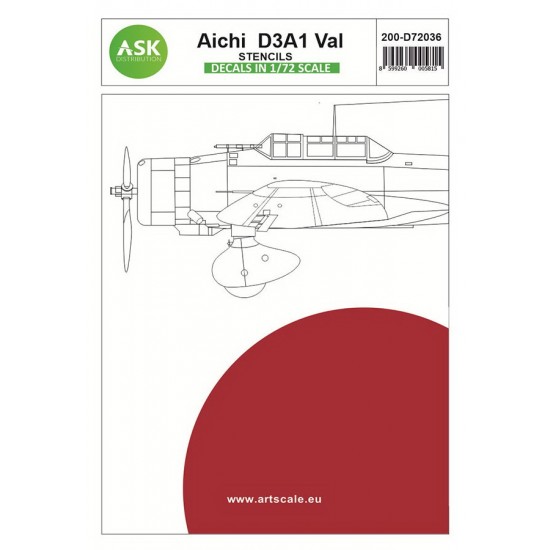 1/72 Aichi D3A1 Val - Stencils Decal