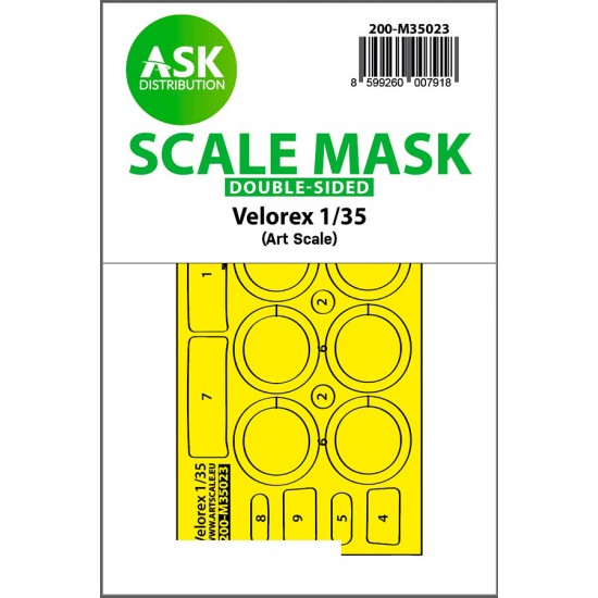 1/35 Velorex Double-sided Express Fit Mask for Art Scale Kit