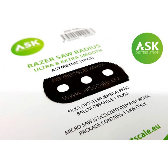 Ask Razor Saw Radius - Ultra & Extra Smooth Asymmetric 100/65 Teeth (1pc)